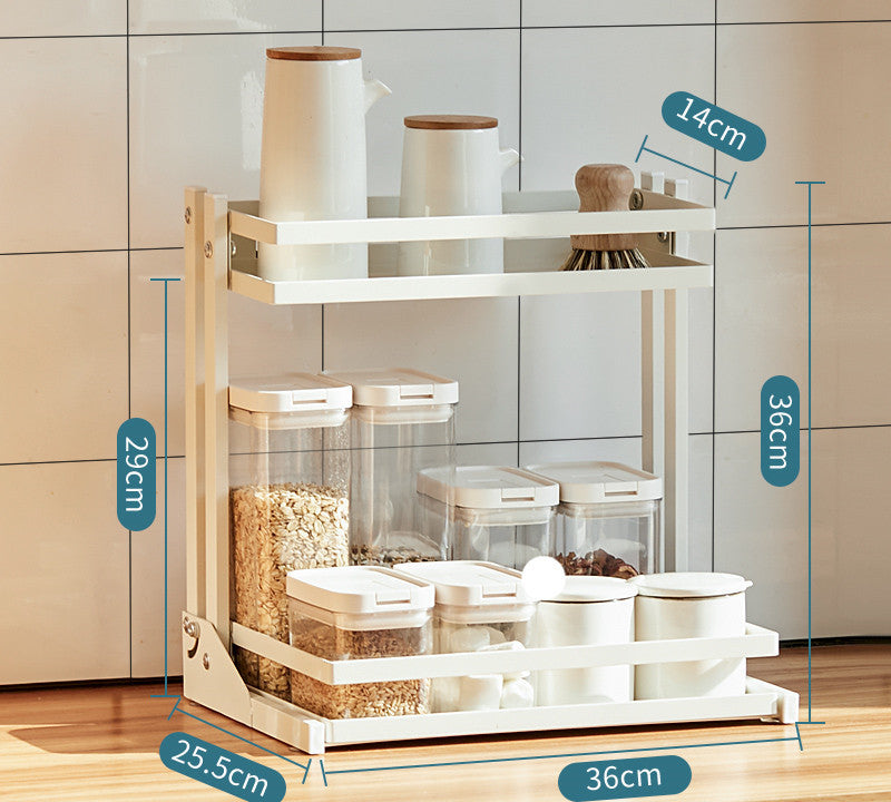 Industrial Folding Kitchen Storage Rack