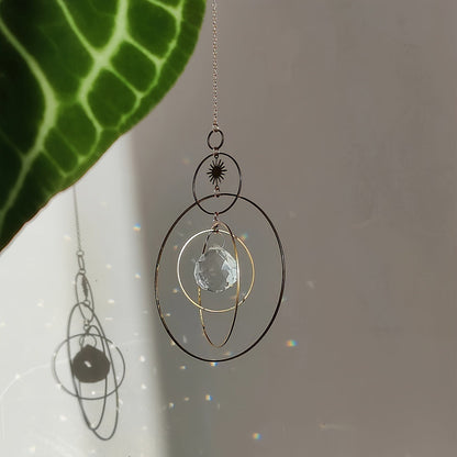 Sun Catcher Crystal Ball Pendant The Unalia Brand