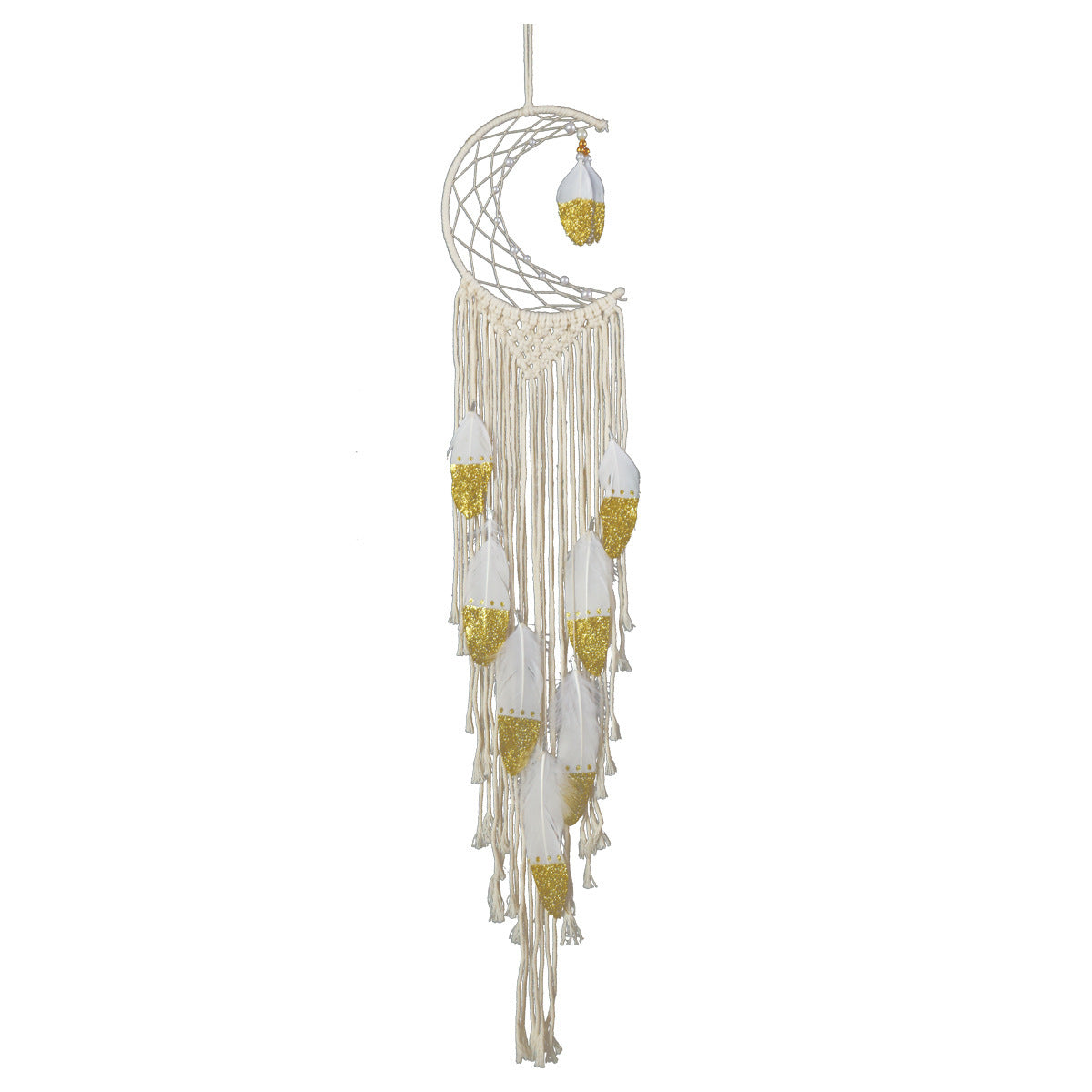 Handwoven Crescent Dream Catcher The Unalia Brand