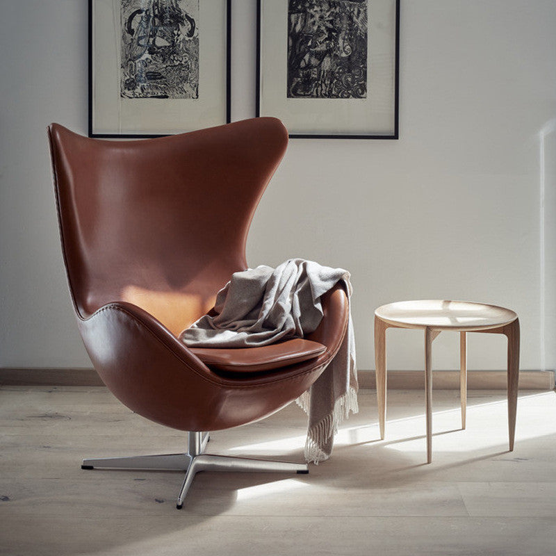 Living Room Fashion Study Swivel Eggshell Chair The Unalia Brand