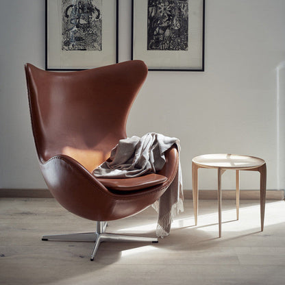 Living Room Fashion Study Swivel Eggshell Chair The Unalia Brand