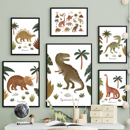 Jurassic Wall Canvas Print