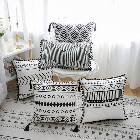 Bohemian Geometric Throw Pillows The Unalia Brand