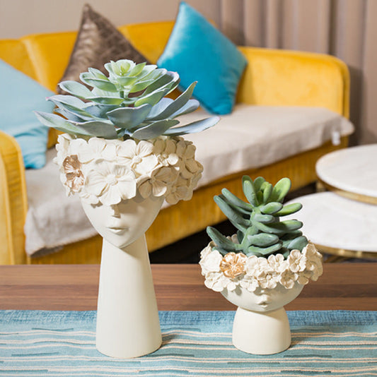 Succulent Flower Head Vase The Unalia Brand