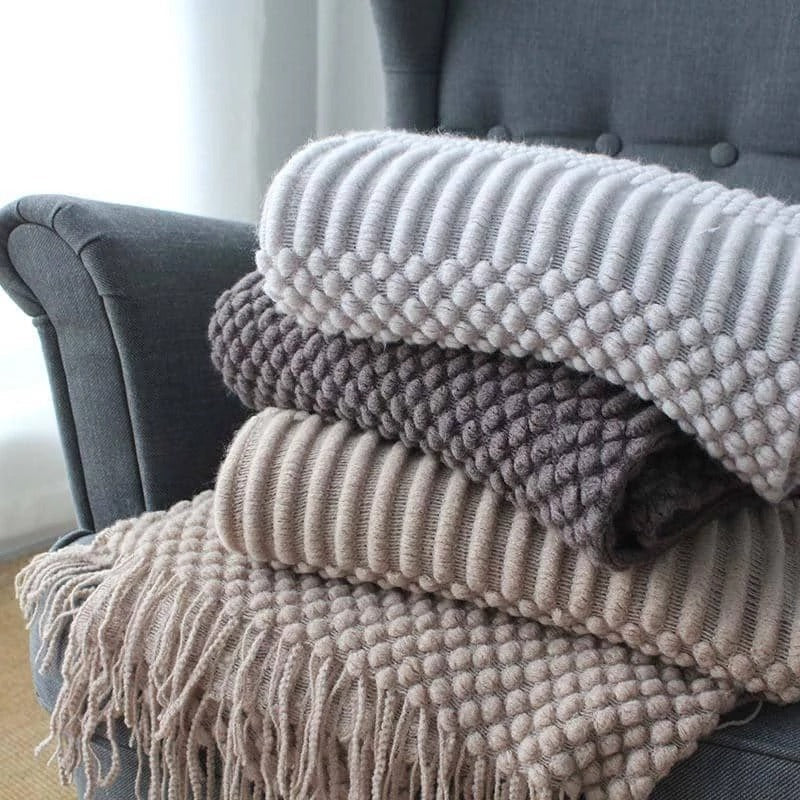 Assorted Tasseled Throws The Unalia Brand