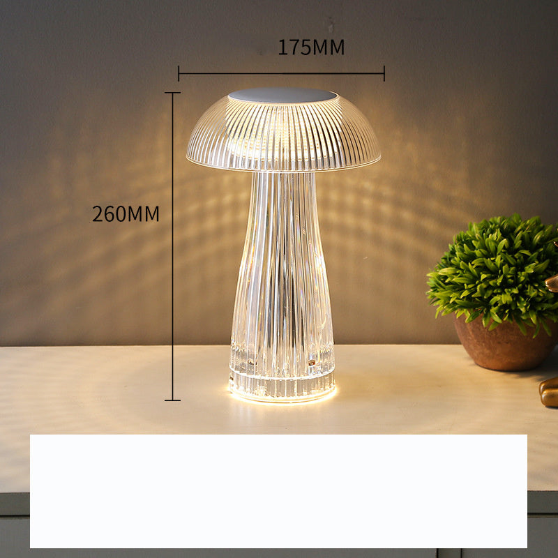 Jellyfish Crystal Night Lamp The Unalia Brand