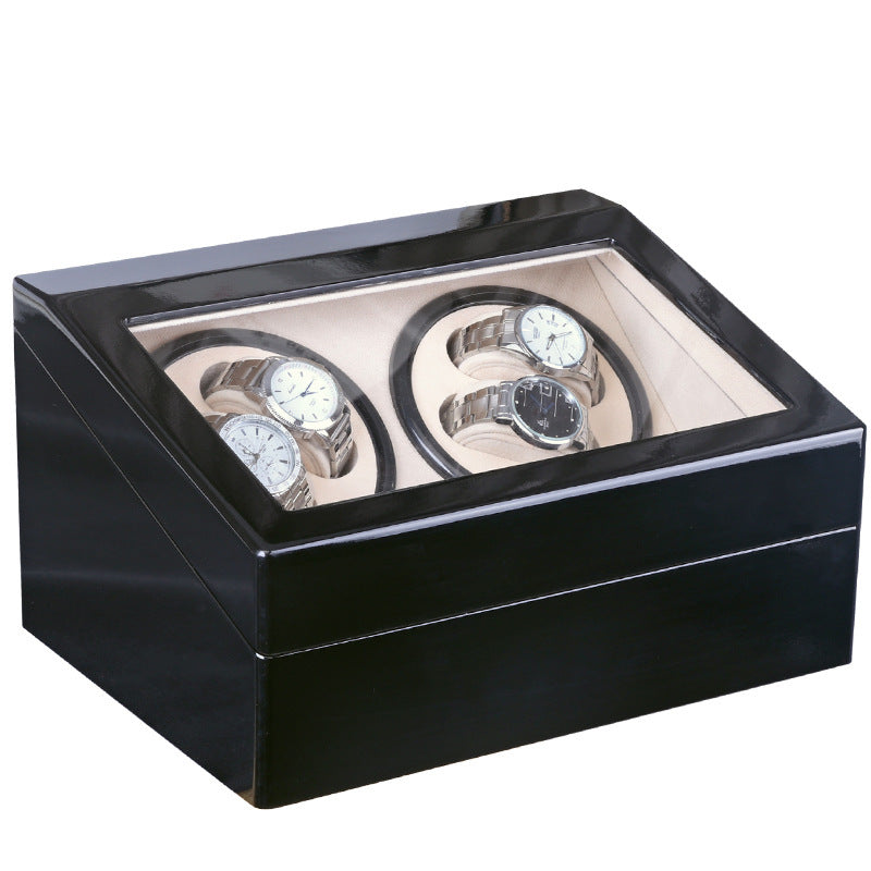 Electric Motor  Box Watch Box Wooden Mechanical Watch Table Shaker The Unalia Brand