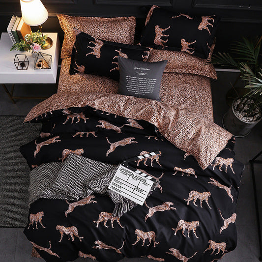 Animal Geometric Plain Bedding Set The Unalia Brand