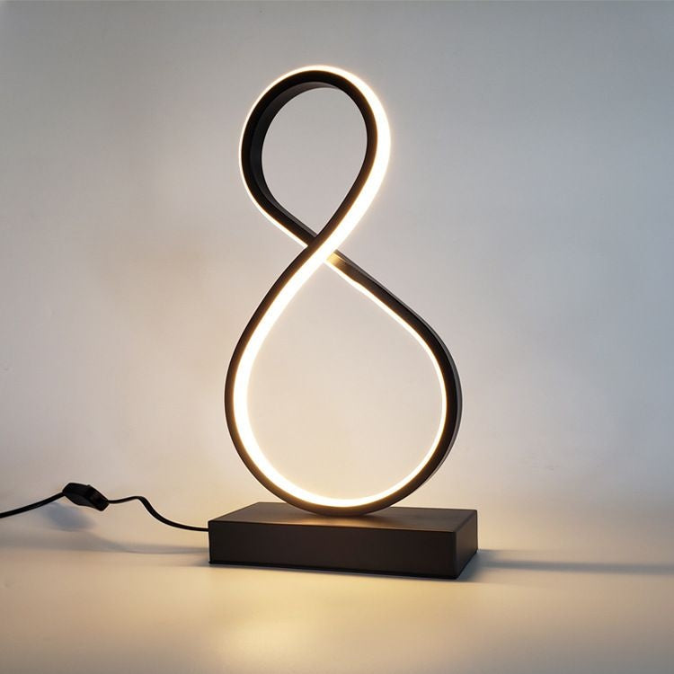 Infinity Sign Bedside Lamp The Unalia Brand