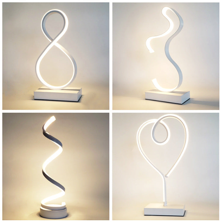 Infinity Sign Bedside Lamp The Unalia Brand