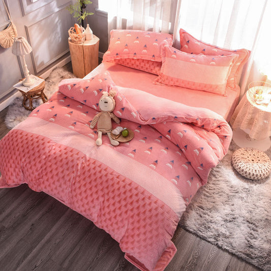 All Pink Printed Bedding The Unalia Brand