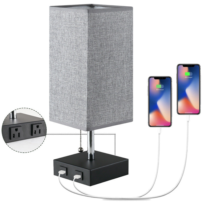 Tall Phone Charging Desk Lamp The Unalia Brand