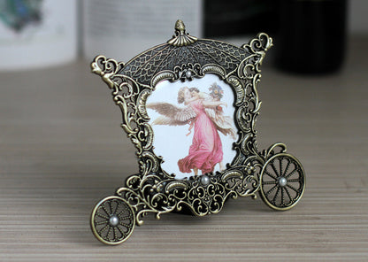 Vintage Carriage Copper Photo Frame