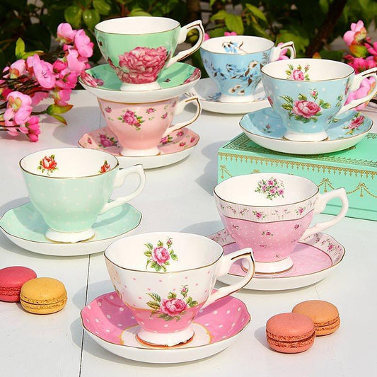 Assorted Floral Pianted Tea Set The Unalia Brand