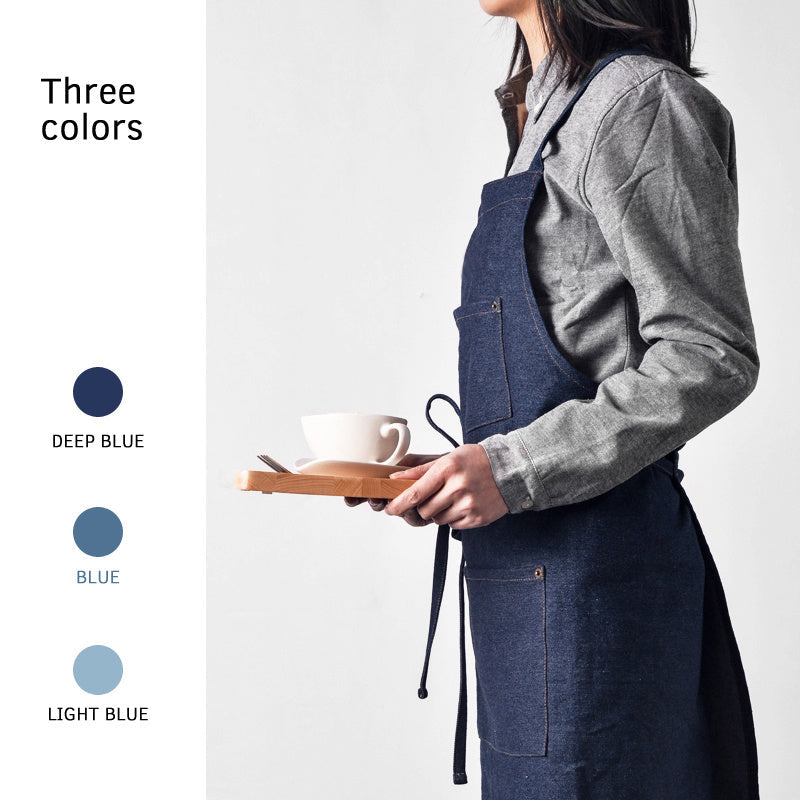 Thick Denim Kitchen Apron The Unalia Brand