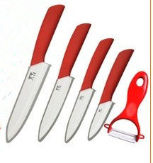 Red Kitchen Knife Set The Unalia Brand