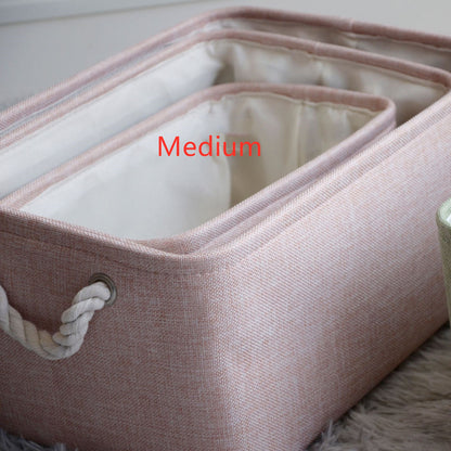 Nordic Japanese fabric storage basket The Unalia Brand