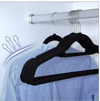 Thickened antiskid flocking clothes rack The Unalia Brand