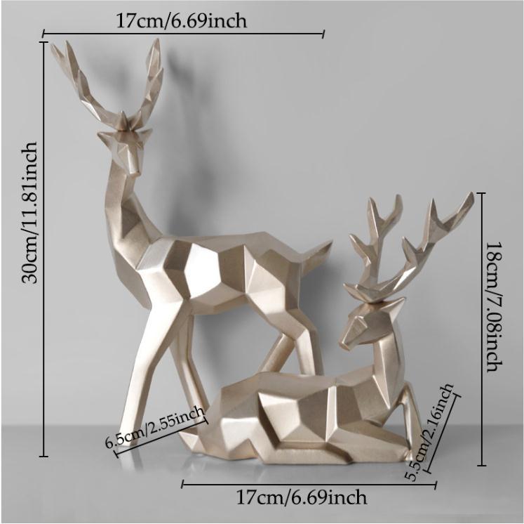 Assorted Deer Sculptures The Unalia Brand