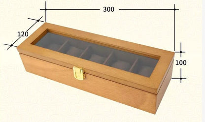 Wooden watch box The Unalia Brand