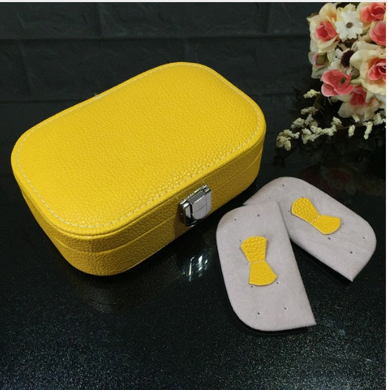 Cosmetic storage box with zipper travel portable jewelry box The Unalia Brand