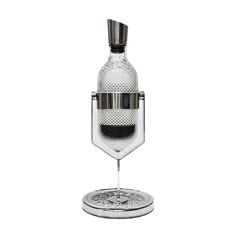 Rotating Gyro Crystal Swing Wine Decanter The Unalia Brand