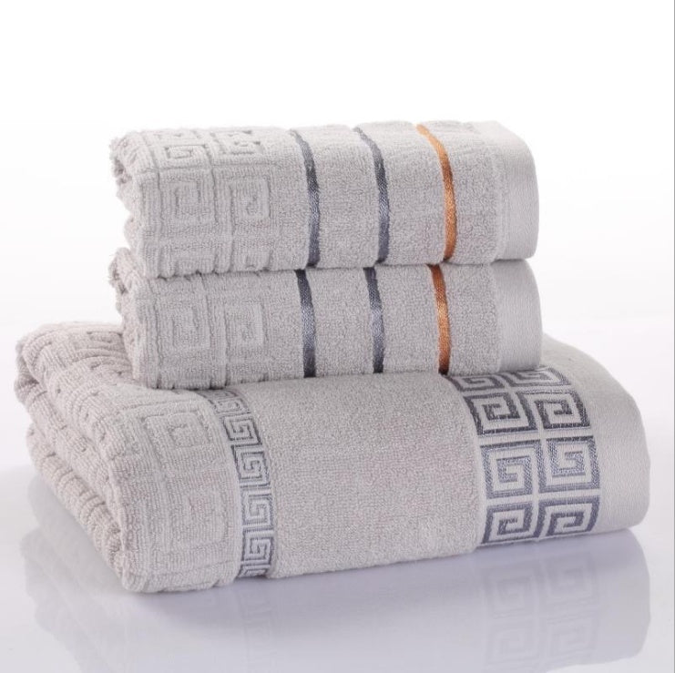 3-Piece Cotton Towel Set The Unalia Brand