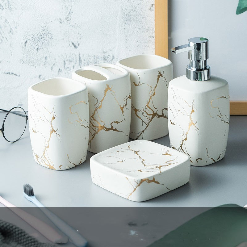 Assorted Marble Bathroom Set The Unalia Brand