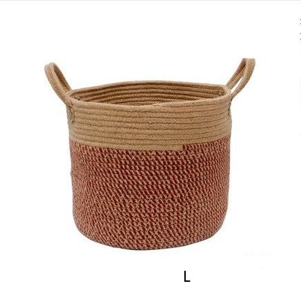 Assorted Hemp Rope Storage Basket The Unalia Brand