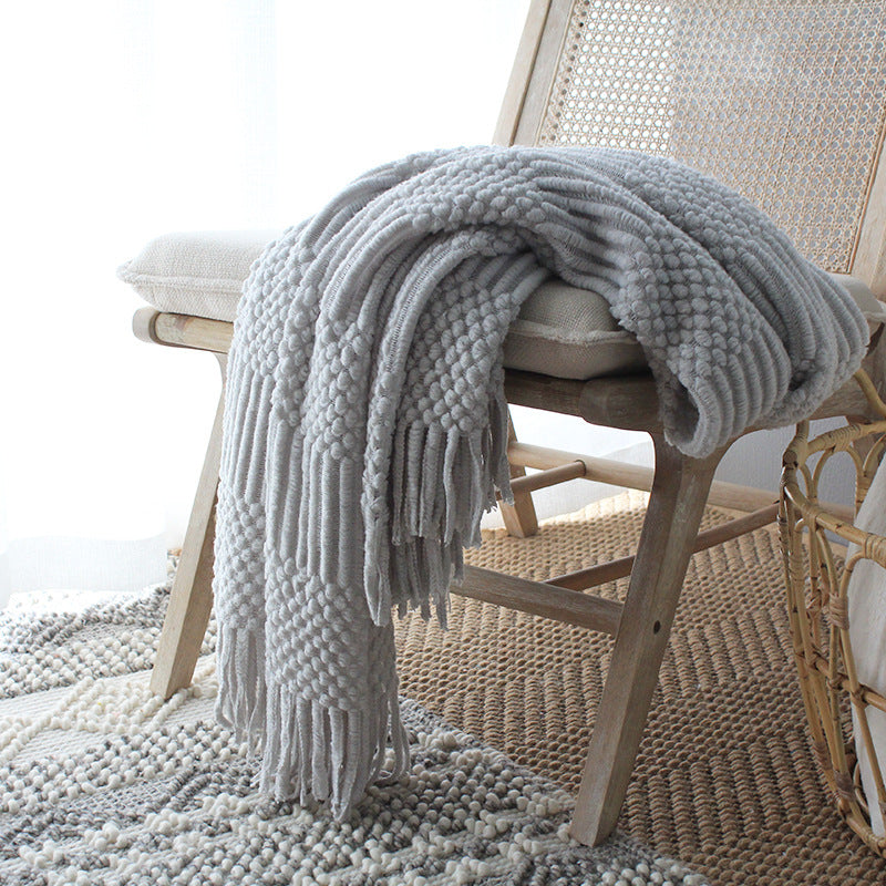 Assorted Knitted Throw Blankets The Unalia Brand