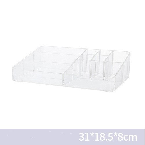 Transparent Plastic Makeup Table Finishing Box, Cosmetic Storage Box The Unalia Brand