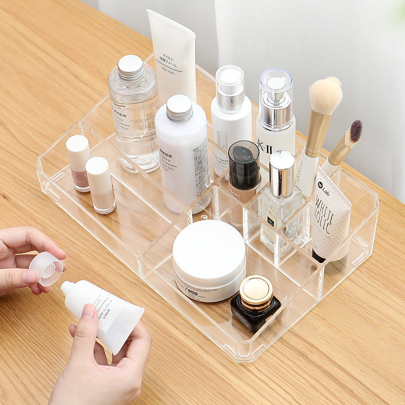 Transparent Plastic Makeup Table Finishing Box, Cosmetic Storage Box The Unalia Brand