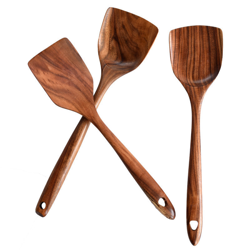 7-Piece Acacia Wood Wooden Spoon Set The Unalia Brand