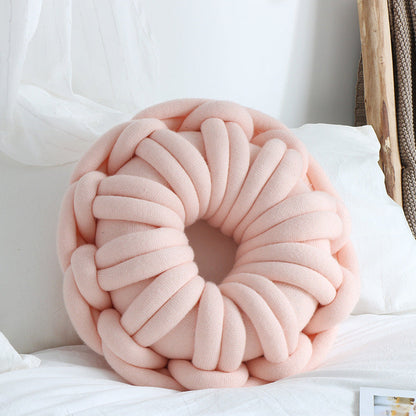 Donut Ring Throw Pillow The Unalia Brand