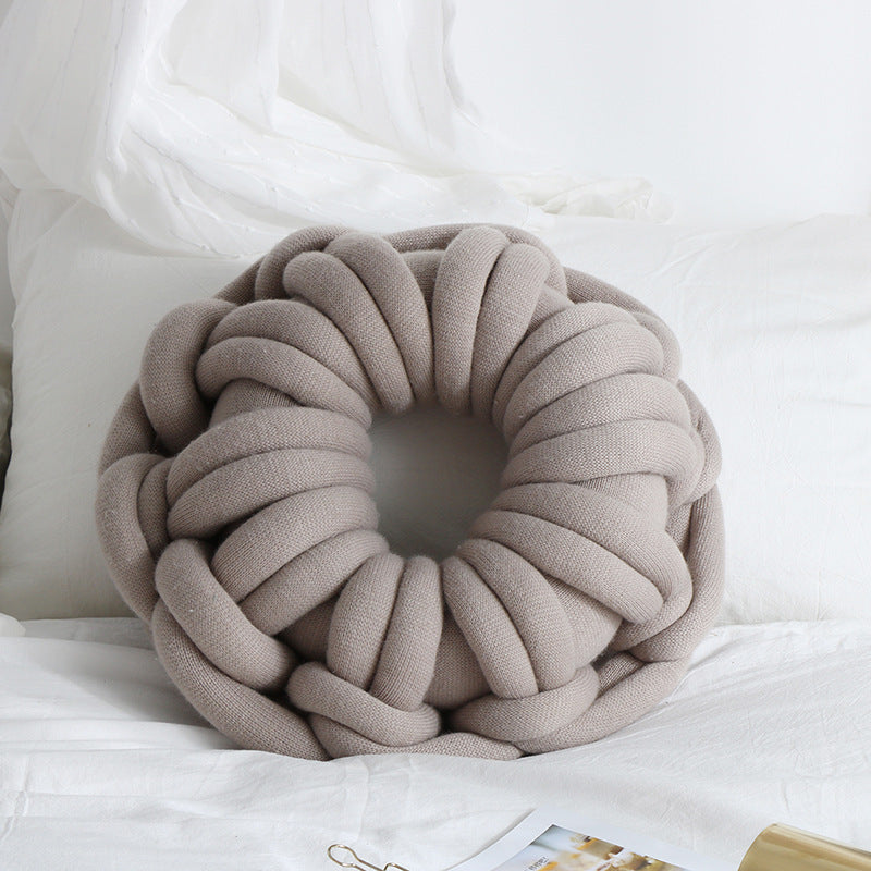 Donut Ring Throw Pillow The Unalia Brand