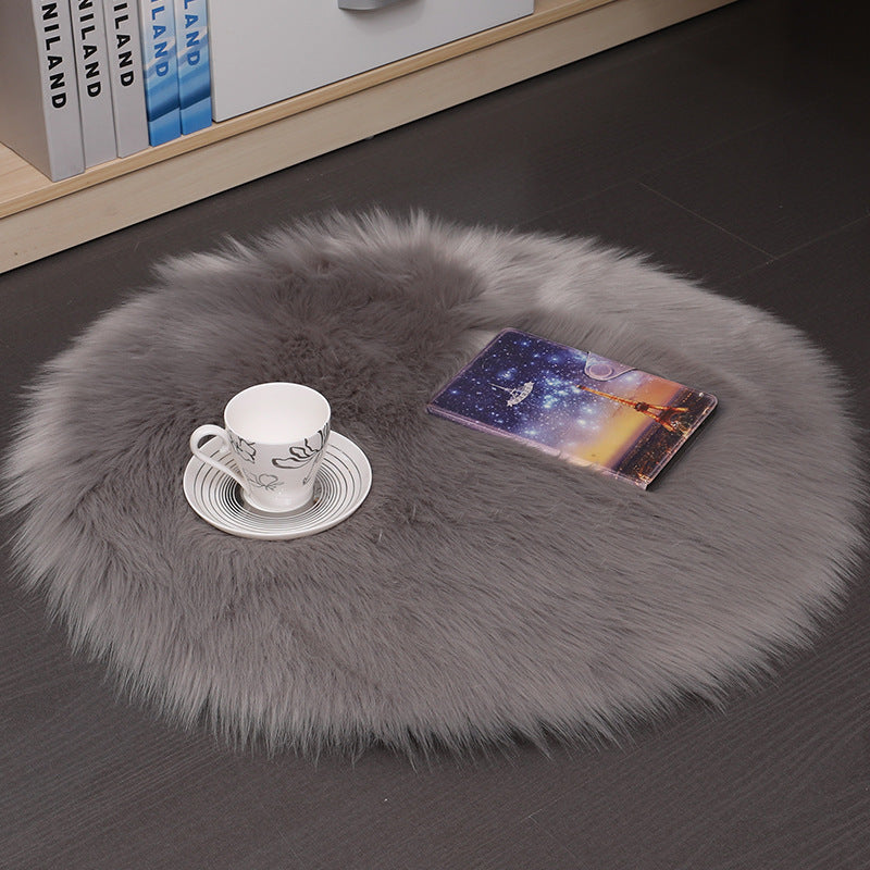 Plush Fuzzy Round Carpet The Unalia Brand