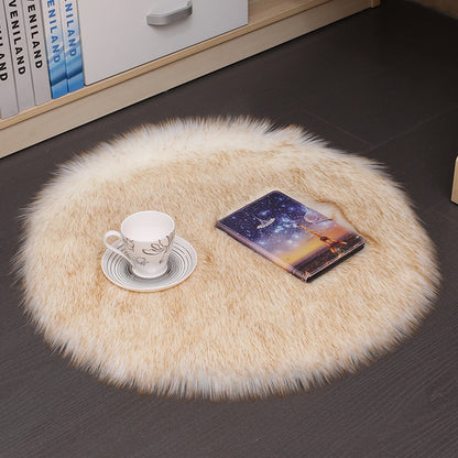 Plush Fuzzy Round Carpet The Unalia Brand