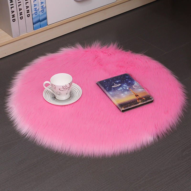 Plush Fuzzy Round Carpet The Unalia Brand