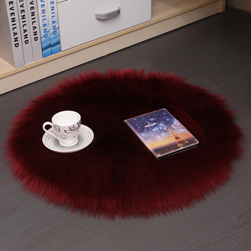 Plush Fuzzy Round Carpet The Unalia Brand