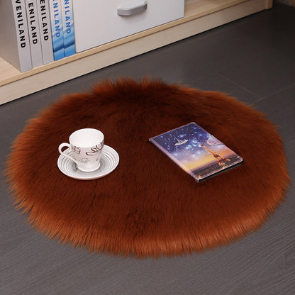 Plush Fuzzy Round Carpet The Unalia Brand