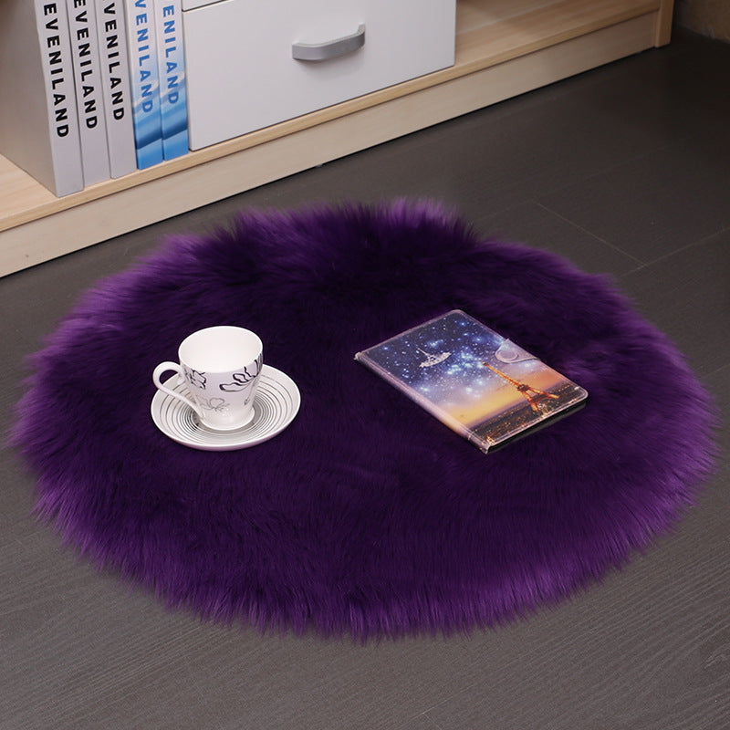 Plush Fuzzy Round Carpet The Unalia Brand