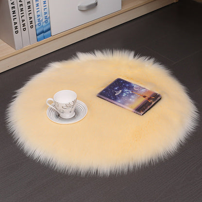 Plush Fuzzy Round Carpet The Unalia Brand