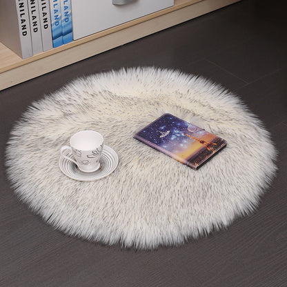 Plush Fuzzy Round Carpet The Unalia Brand