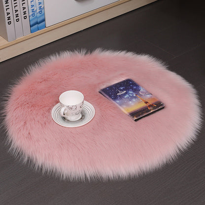 Plush Fuzzy Round Carpet The Unalia Brand