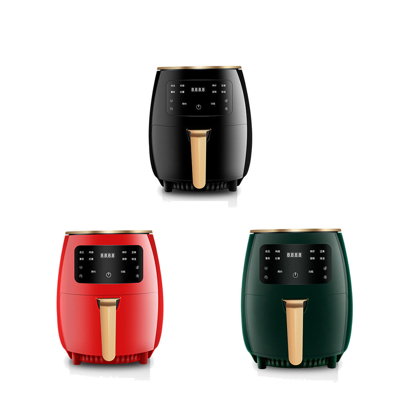 Assorted 4.5L Smart Air Fryers The Unalia Brand