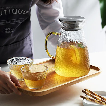 Hammered Heat-Resistant Serving Pitcher The Unalia Brand