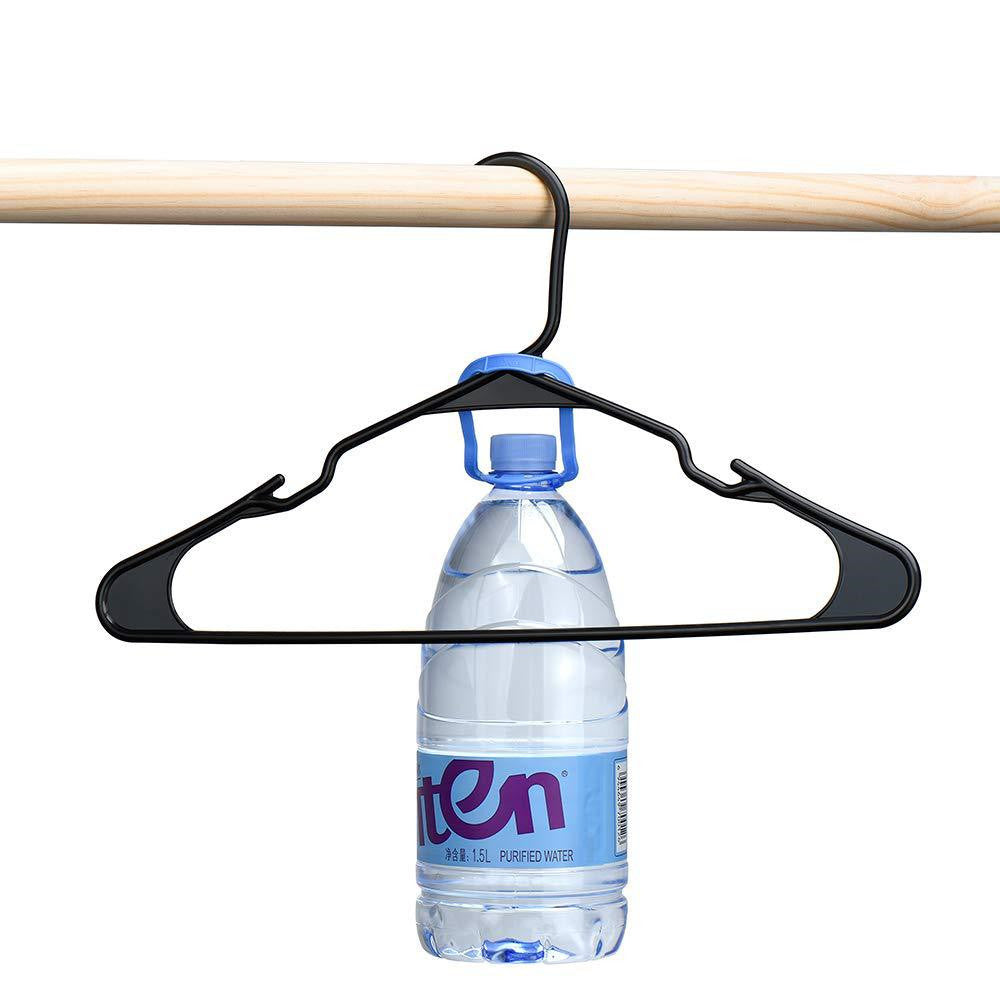 Plastic Hangers With Mini Hooks On Both Sides, Seamless Clothes Hanger And Pants Rack PP Hanger The Unalia Brand