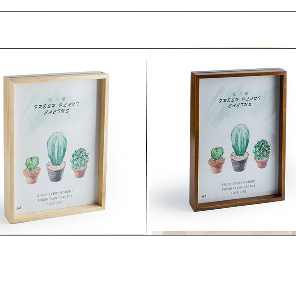 Solid Double-Sided Wooden Frame