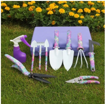 10-Piece Printed Garden Tools Set The Unalia Brand