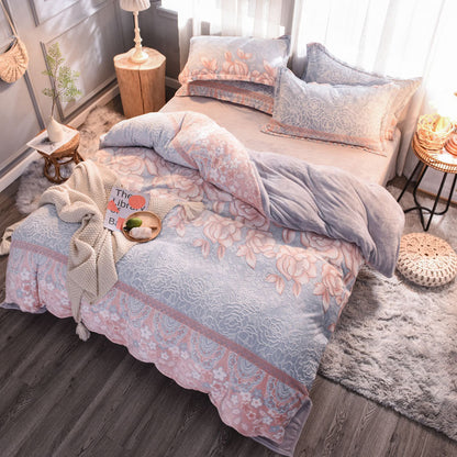 All Pink Printed Bedding The Unalia Brand